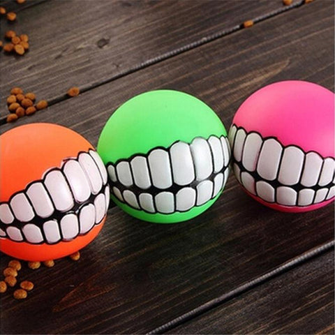 Funny Teeth Rubber Ball