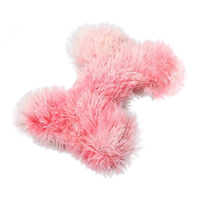 Plush Squeaky Bone