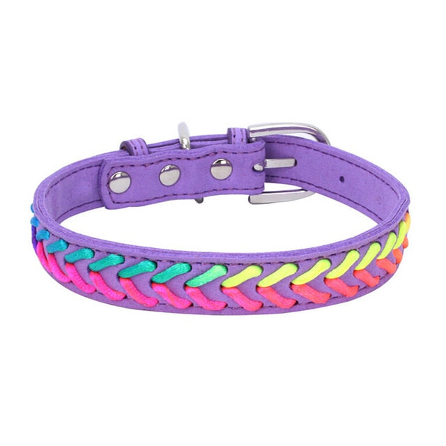 Colorful Knitting Rope Collar