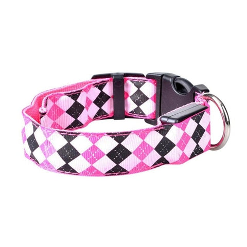 Flashing Nylon LED Collar
