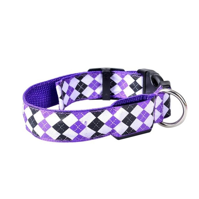 Flashing Nylon LED Collar