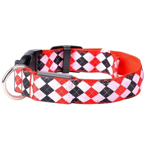 Flashing Nylon LED Collar