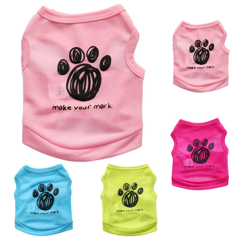 Footprint Dog Vest