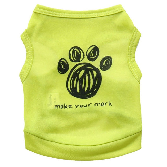 Footprint Dog Vest