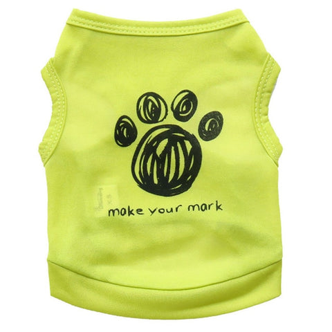 Footprint Dog Vest