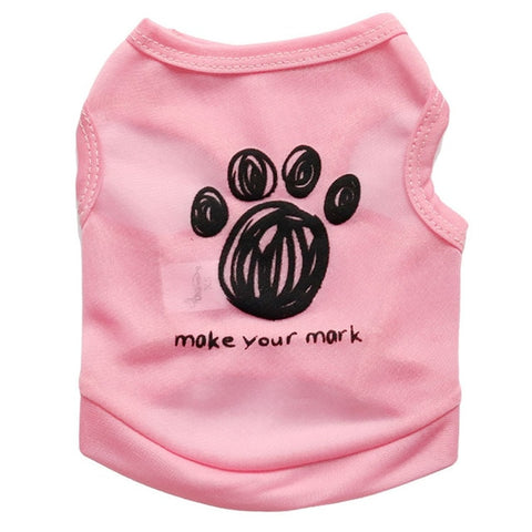 Footprint Dog Vest