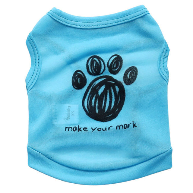Footprint Dog Vest