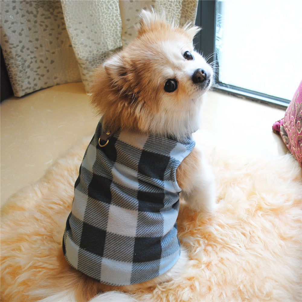Warm Plaid Vest