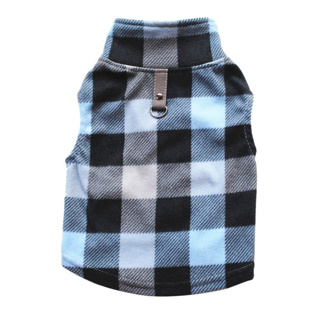 Warm Plaid Vest