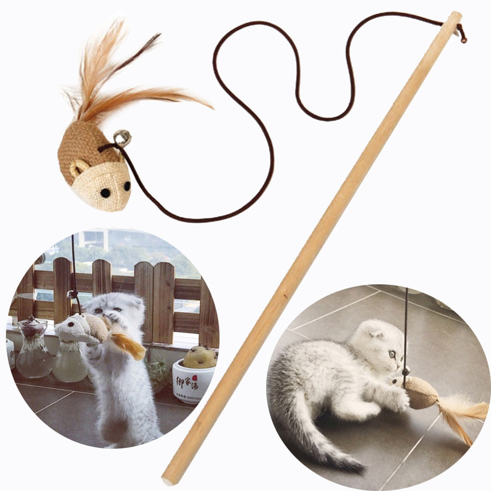 Kitten Mouse Stick