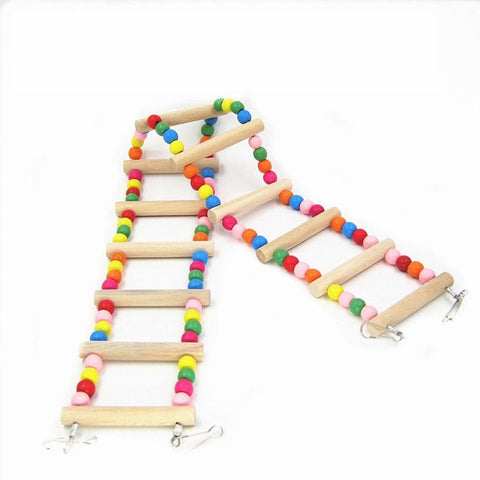 Colorful Wooden Bridge Ladder